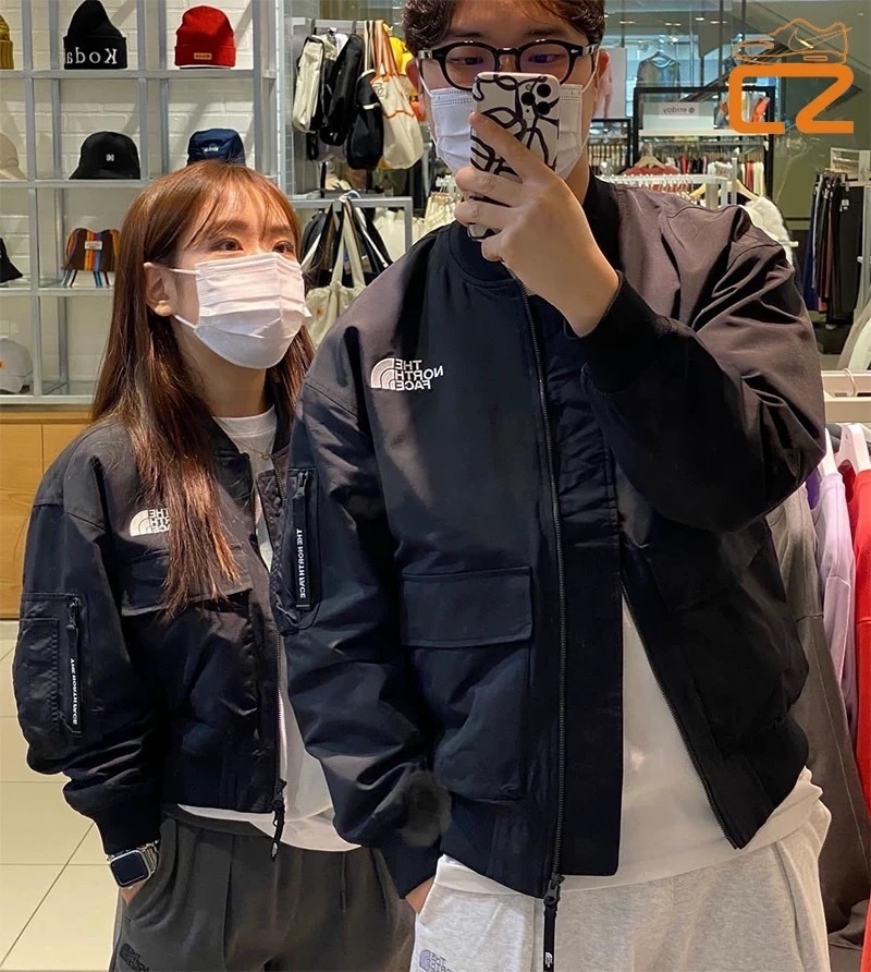 限量100件下單❗️ 韓國THE NORTH FACE北臉棒球飛行外套工装夹克外套男女NJ3BN02