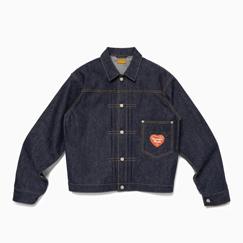 HUMAN MADE 2025 DENIM WORK JACKET PAST - PRE ORDER ITEM (預訂中)