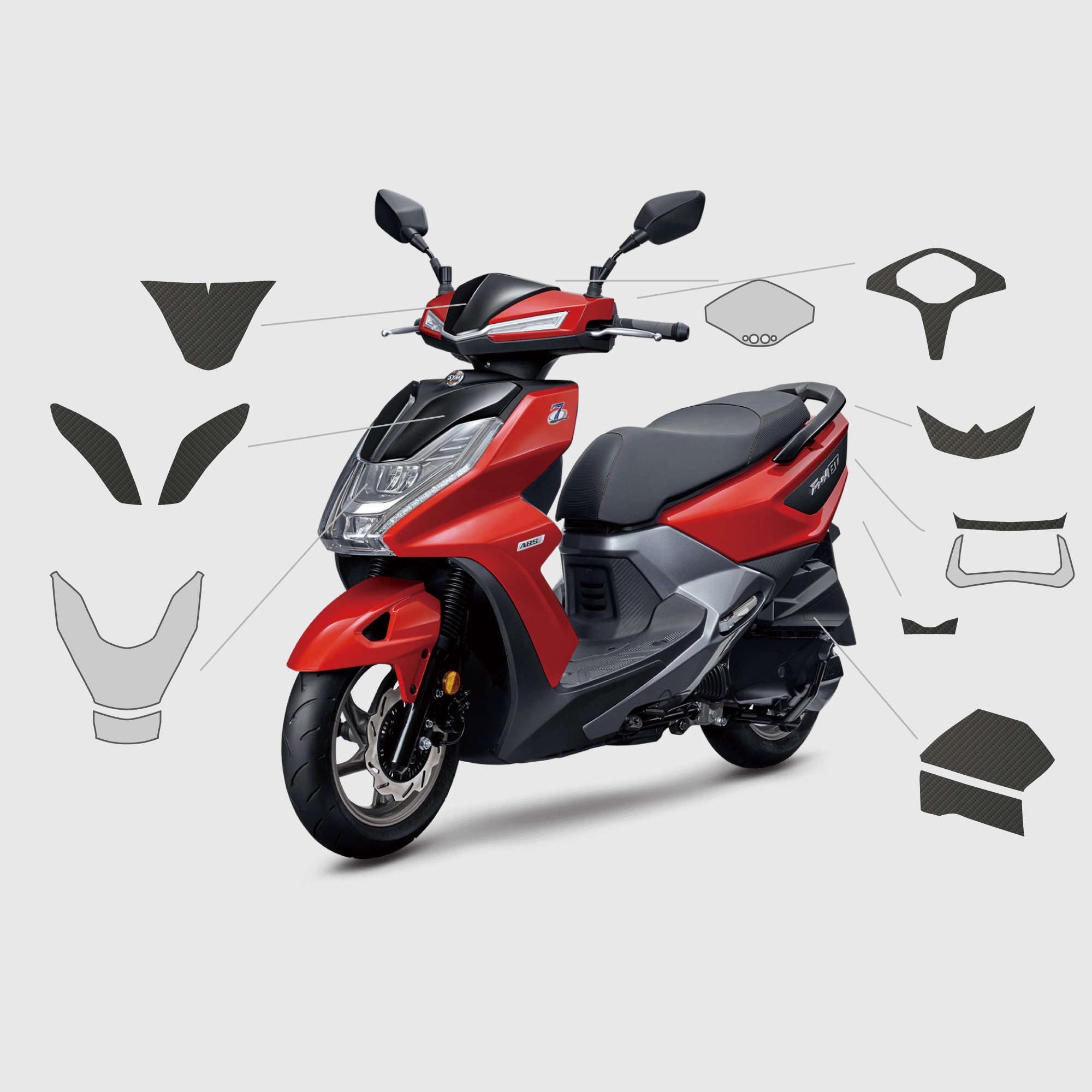 SYM FNX 125｜3M頂級犀牛皮保護膜