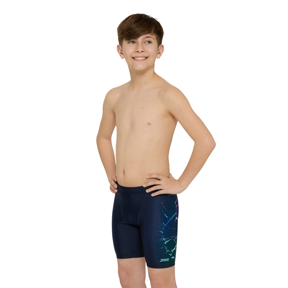 ZOGGS 男孩《幻色隕石》運動及膝泳褲