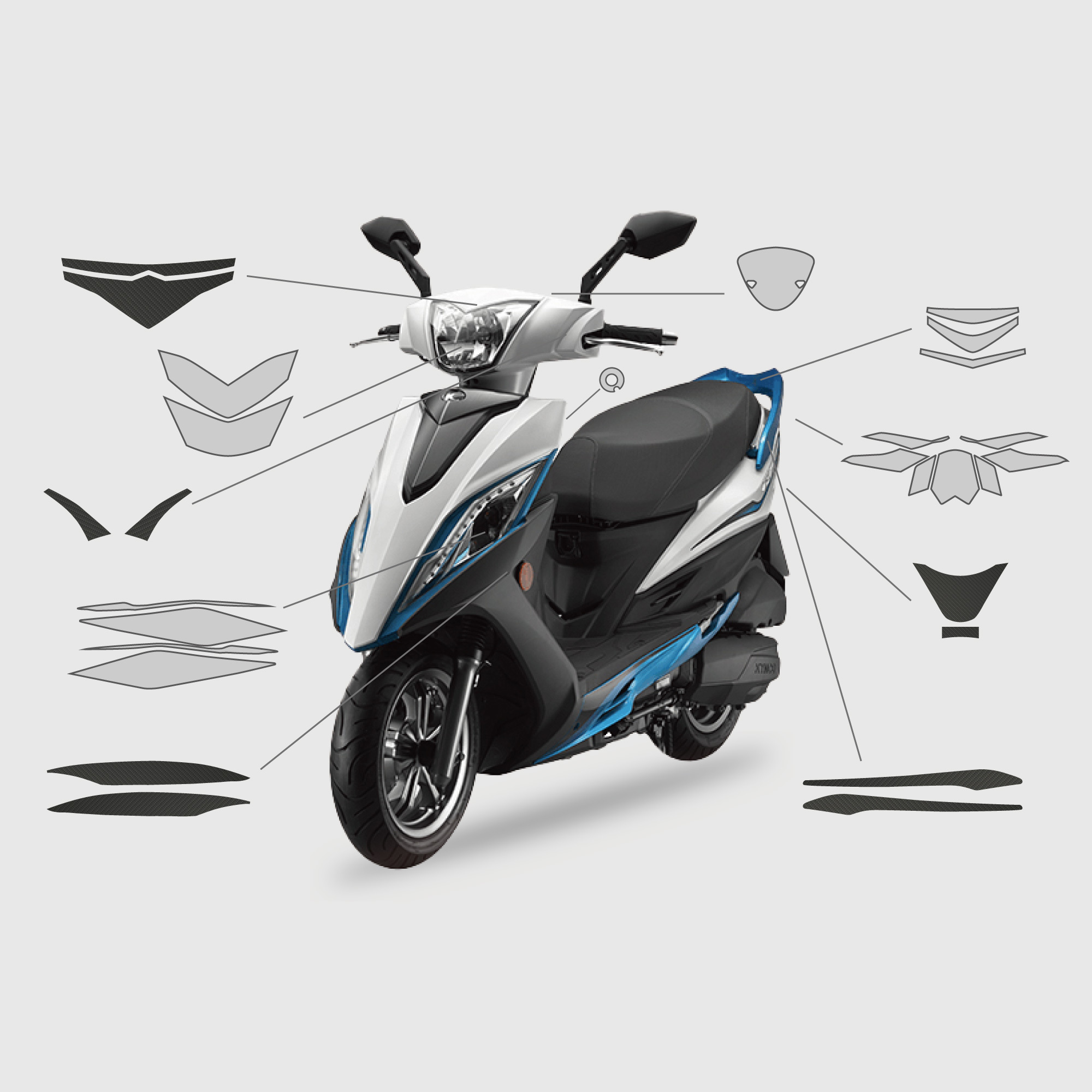 KYMCO G6 150｜3M頂級犀牛皮保護膜