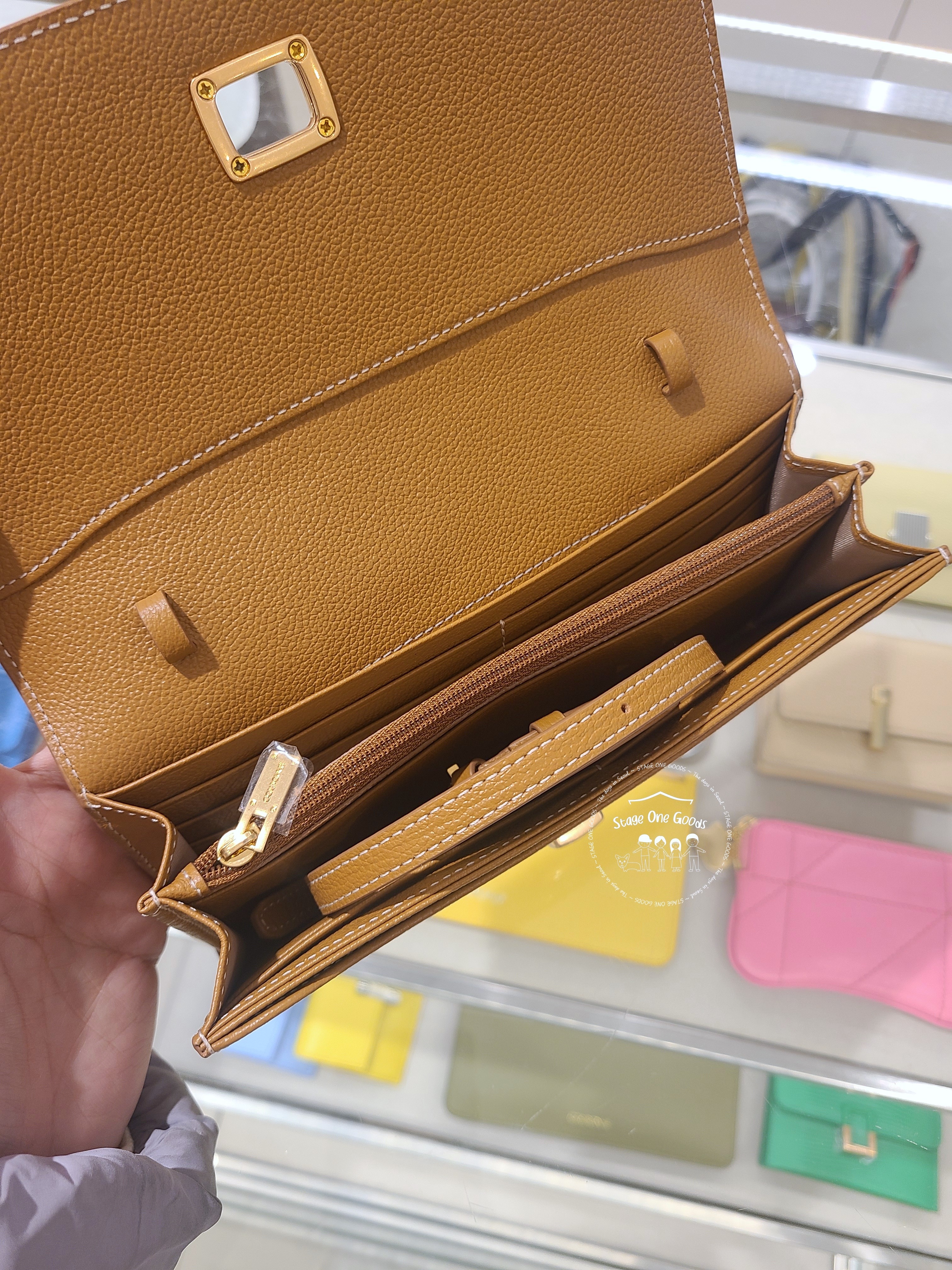 【送料込】★韓国★COURONNE Facade Noa Long Wallet 長財布 COURONNE FACADE NOA LONG WALLET