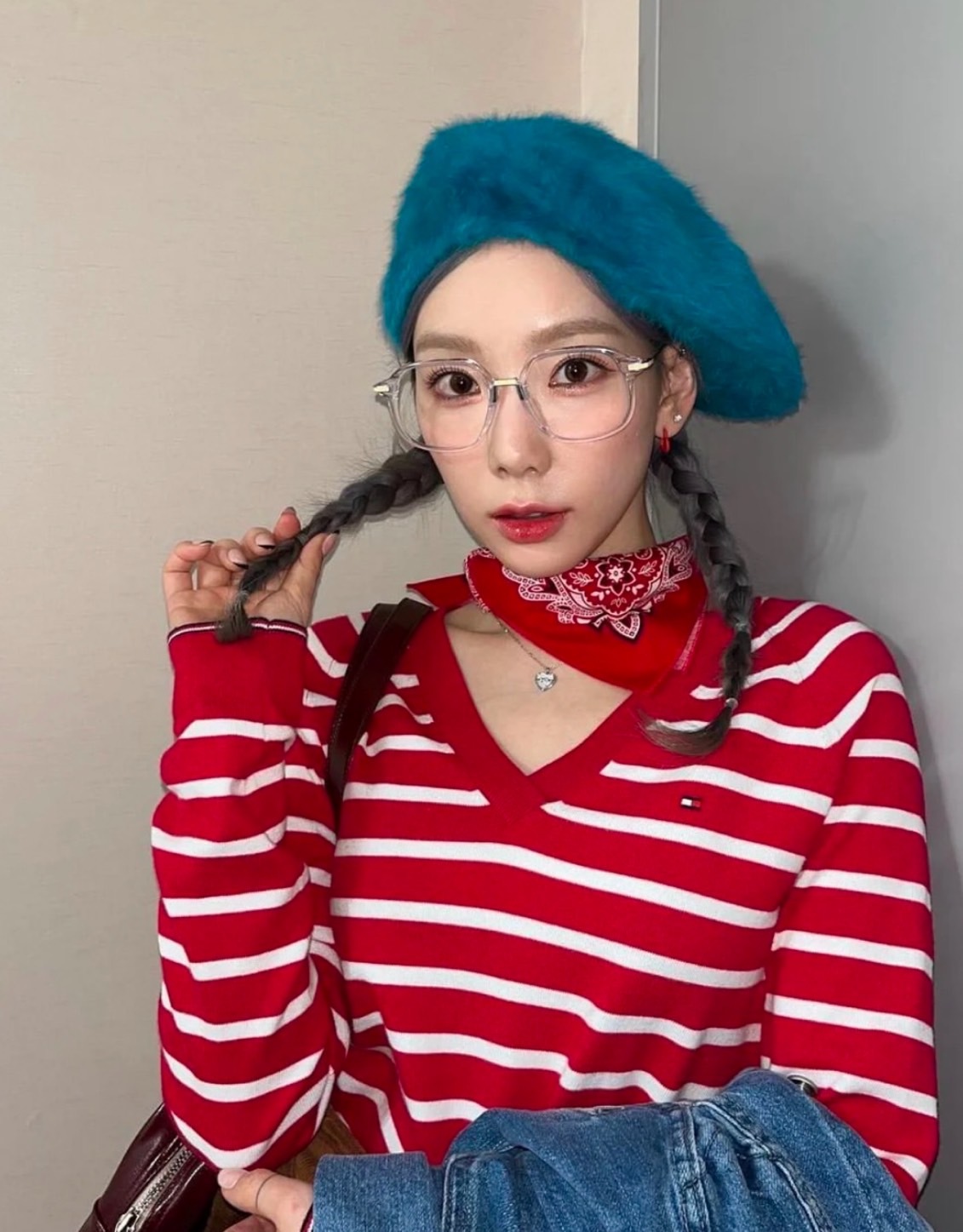 <女團明星同款>ENGBROX 韓國限定 蝴蝶結 925銀 珍珠貝母 項鍊