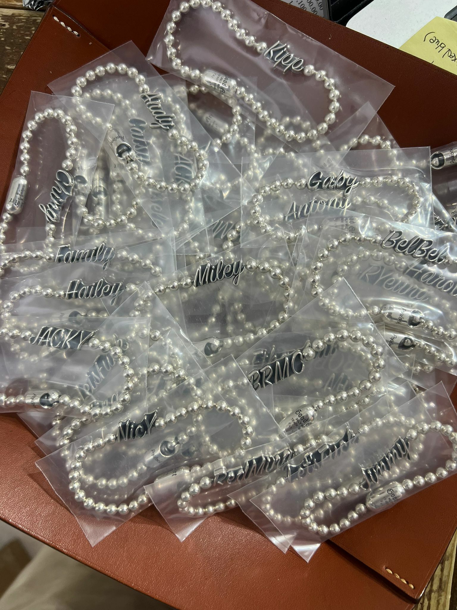 ID Poplock Ball Chain Bracelet