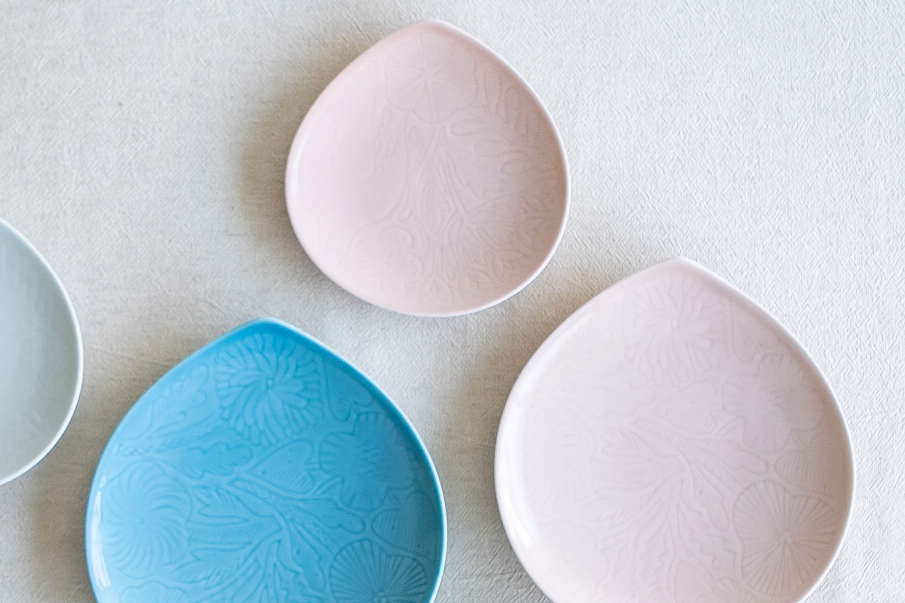 鹿兒島睦週邊-Floro Drop系列盤 / 粉 / S