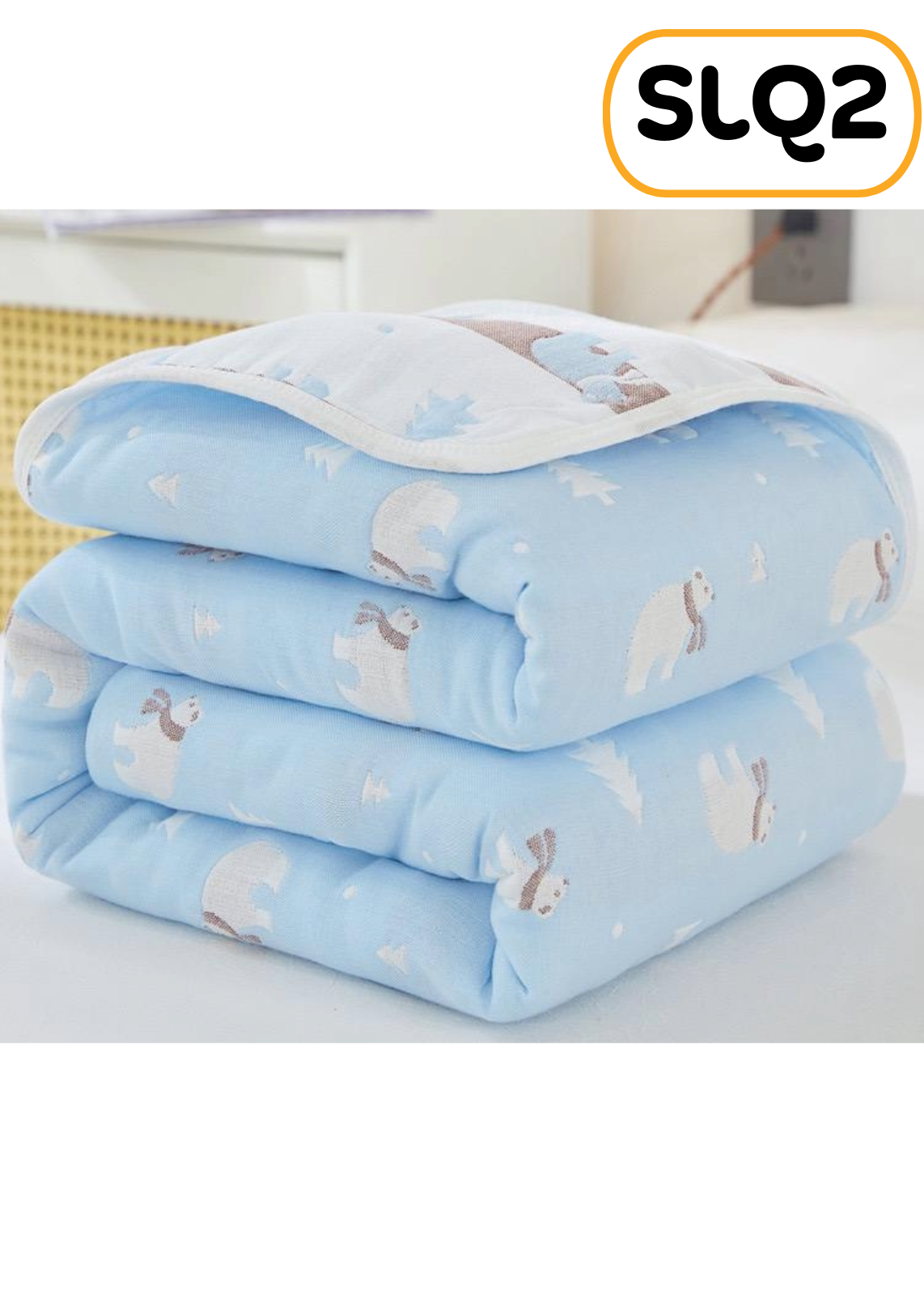 六層純棉紗布被 SLQ2