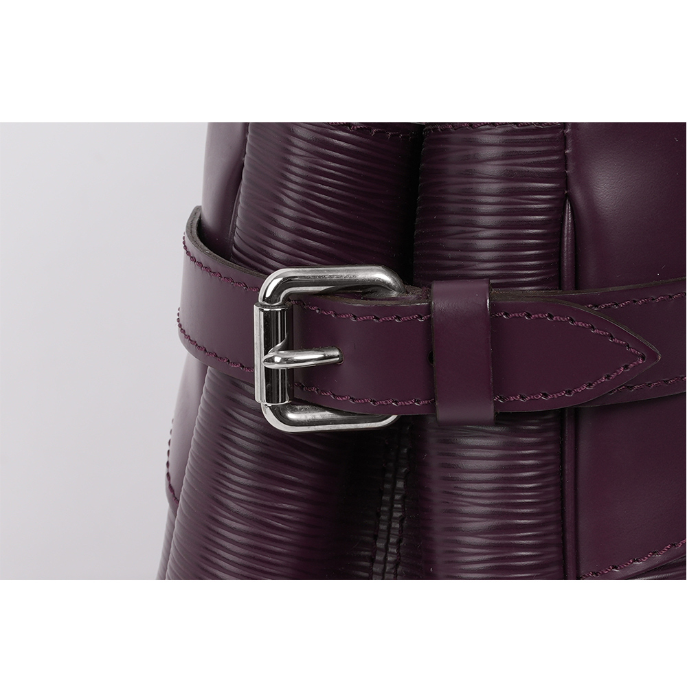 【Louis Vuitton / LV】Passy PM EPI 水波紋皮革手提包(黑醋栗色)M5926K