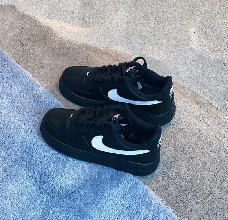 預購┃ NIKE AIR FORCE 1 LOW AF1 全黑 白勾 男女鞋 經典款