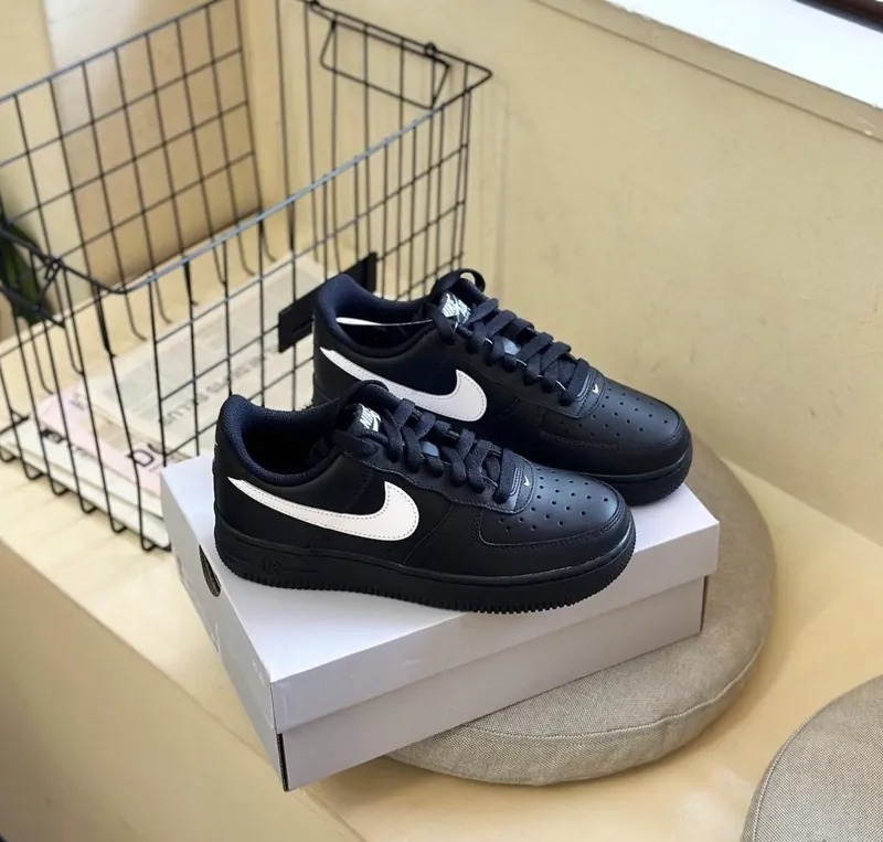 預購┃ NIKE AIR FORCE 1 LOW AF1 全黑 白勾 男女鞋 經典款