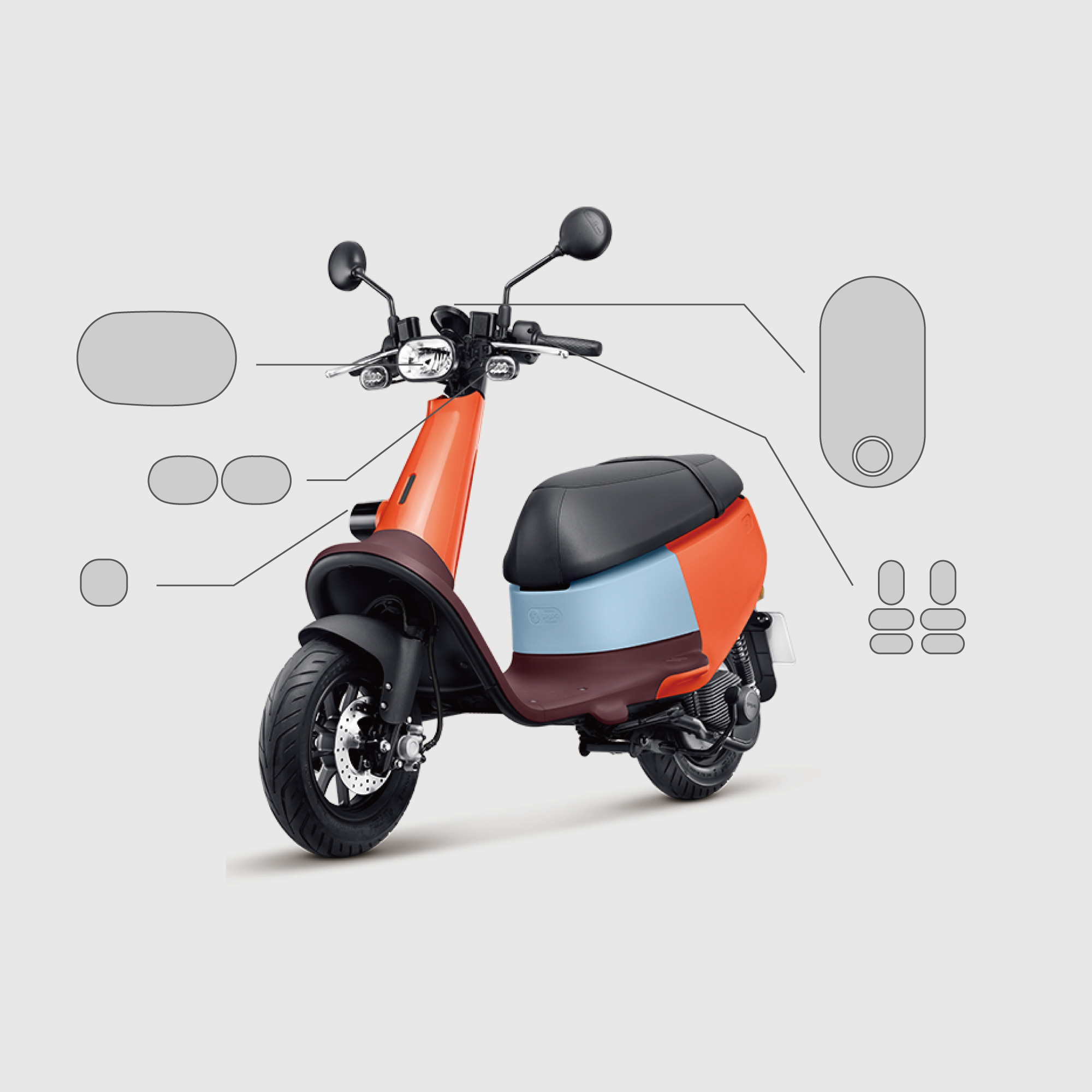 Gogoro VIVA｜3M頂級犀牛皮保護膜