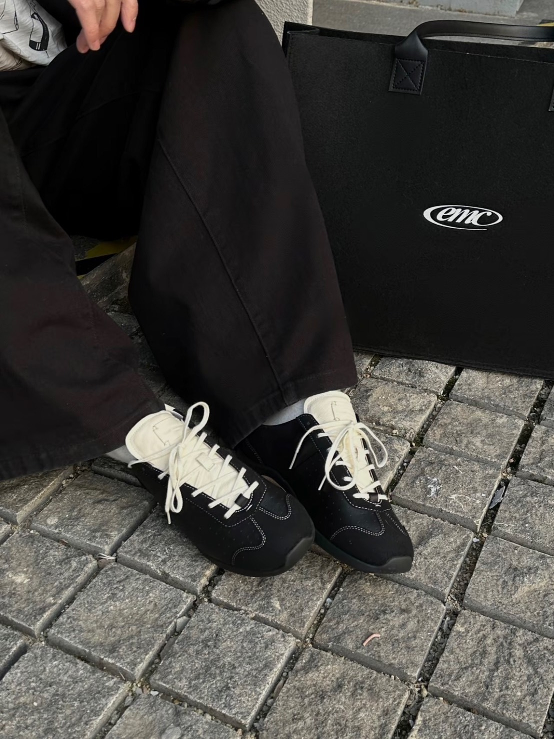 【現貨】FOOT INDUSTRY 芭蕾德訓鞋 黑白 AWC005003