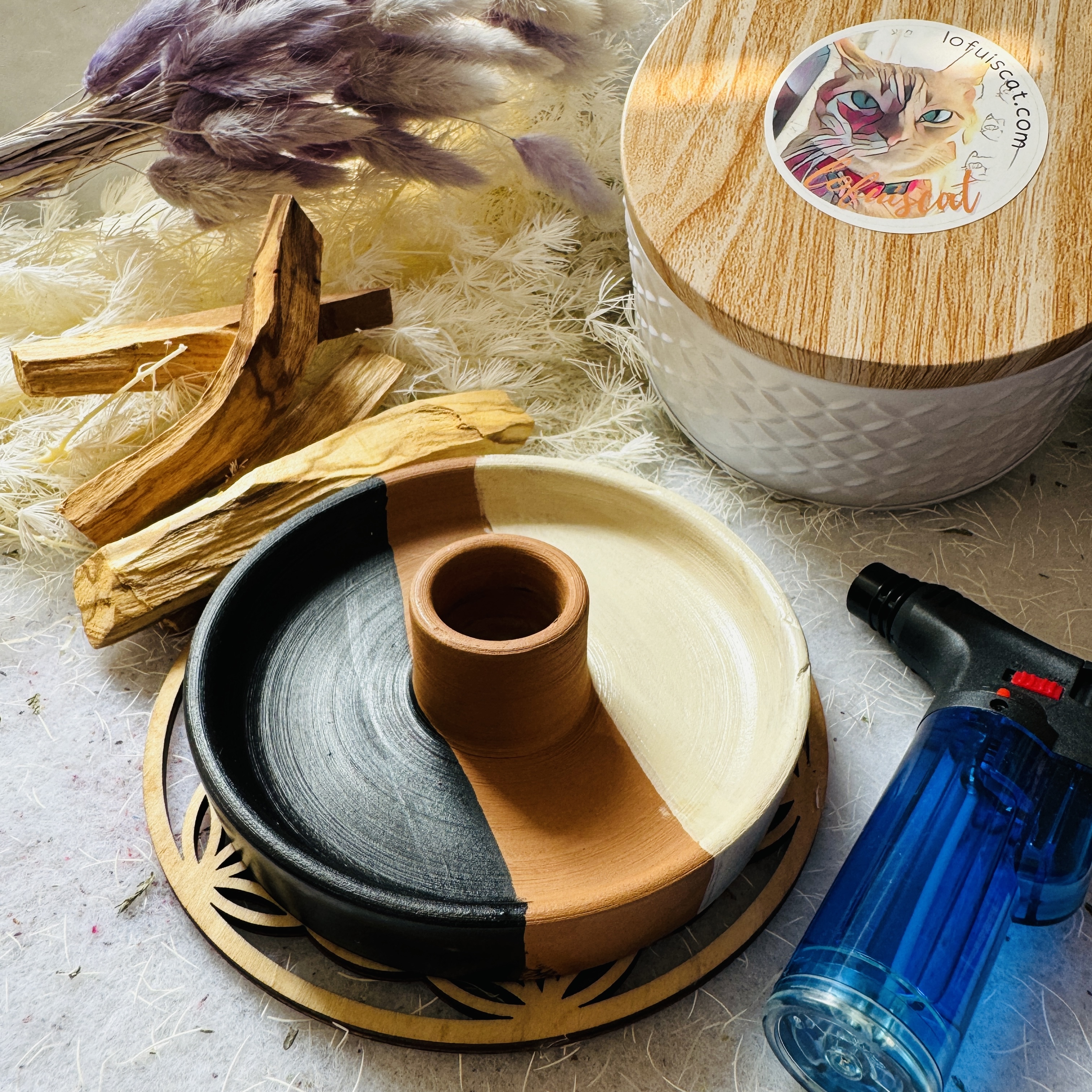聖木 陶器製 置物盒 療癒系列- 聖木控Set II 鐵盒