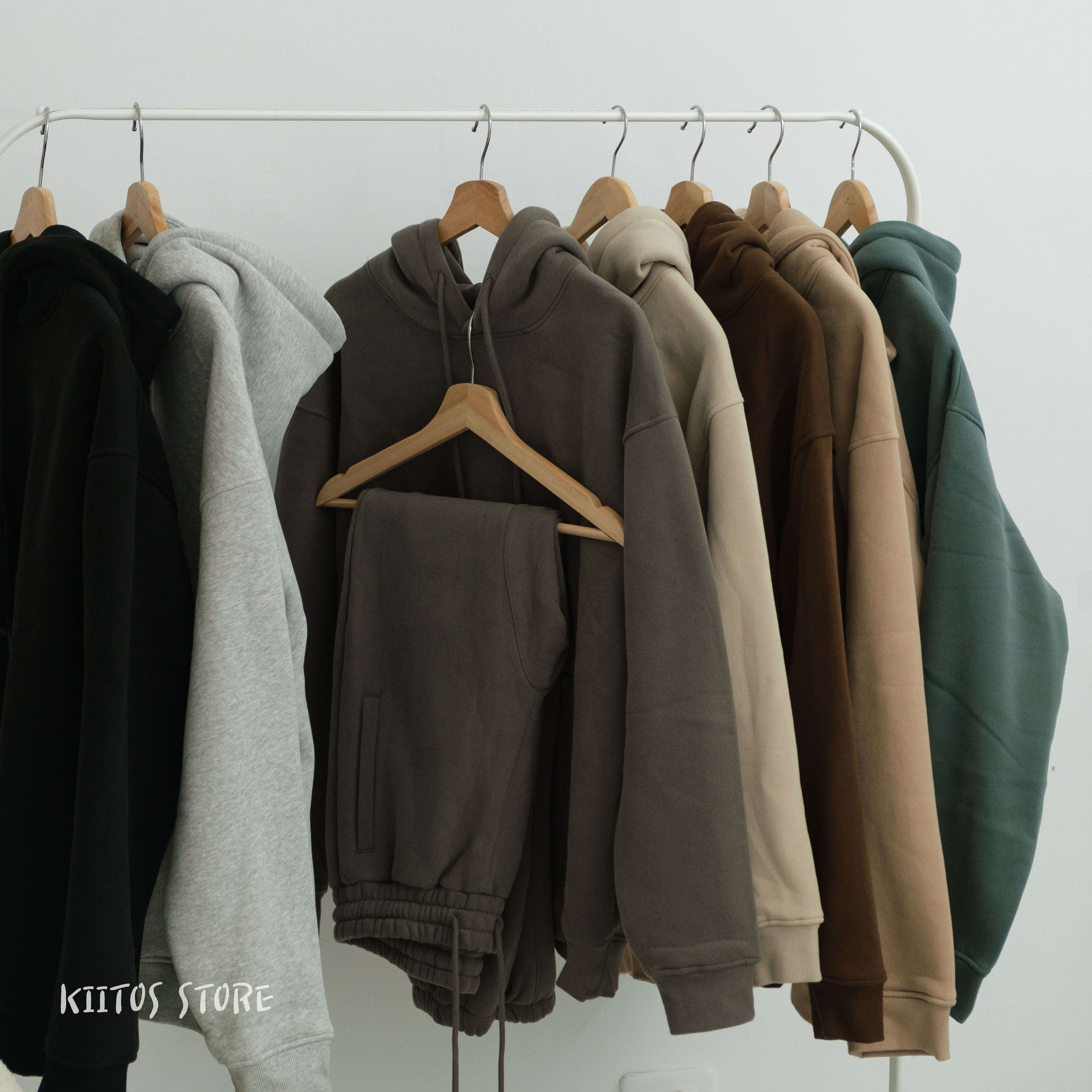 【現貨】秋冬2025 美式 連帽棉套裝 內刷毛 保暖 帽Tee 棉褲