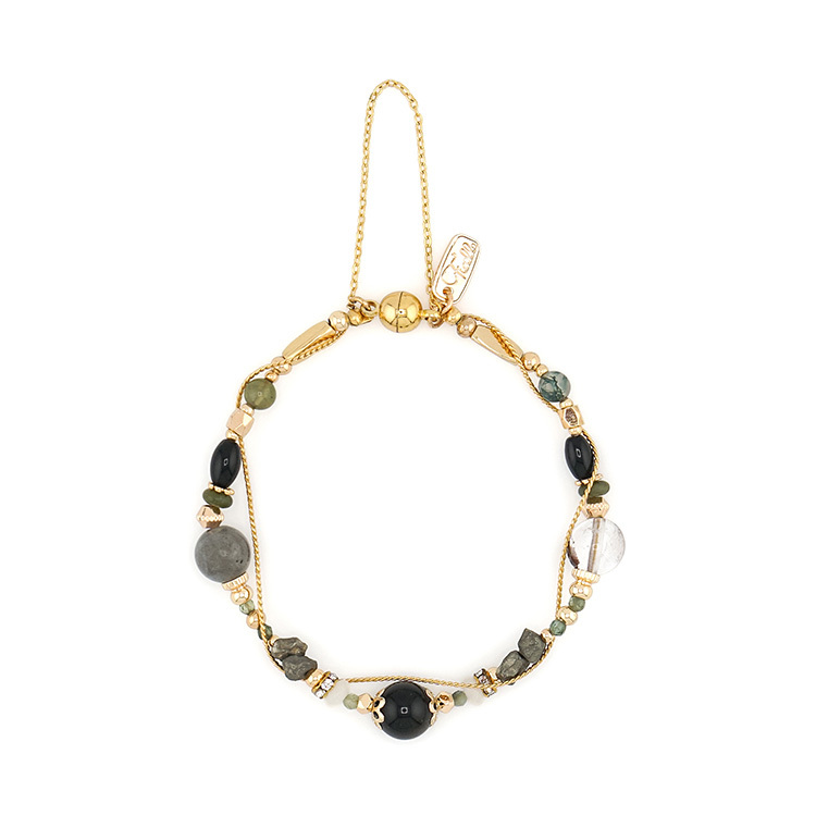 《嘉義意象》阿里山  • 雲霧之森 – 黑曜石 – 手鍊