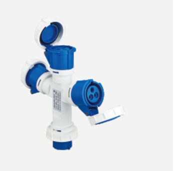 "SFE"(16A3P)220V(IP67防水蘇)三叉中途蘇底(乸)-[SFN-10132]