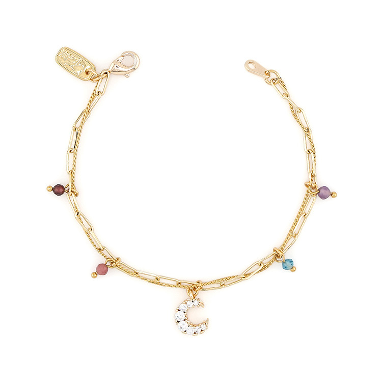 《嘉義意象》蘭潭 • 月影下相遇 – 多寶石 – 手鍊