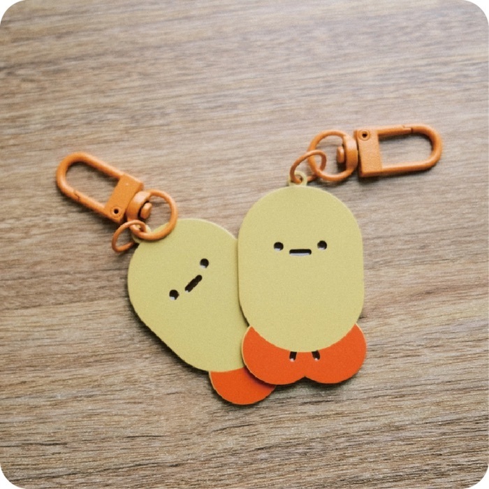 Crazy eyes 瘋狂眼珠｜金屬吊飾｜炸蝦