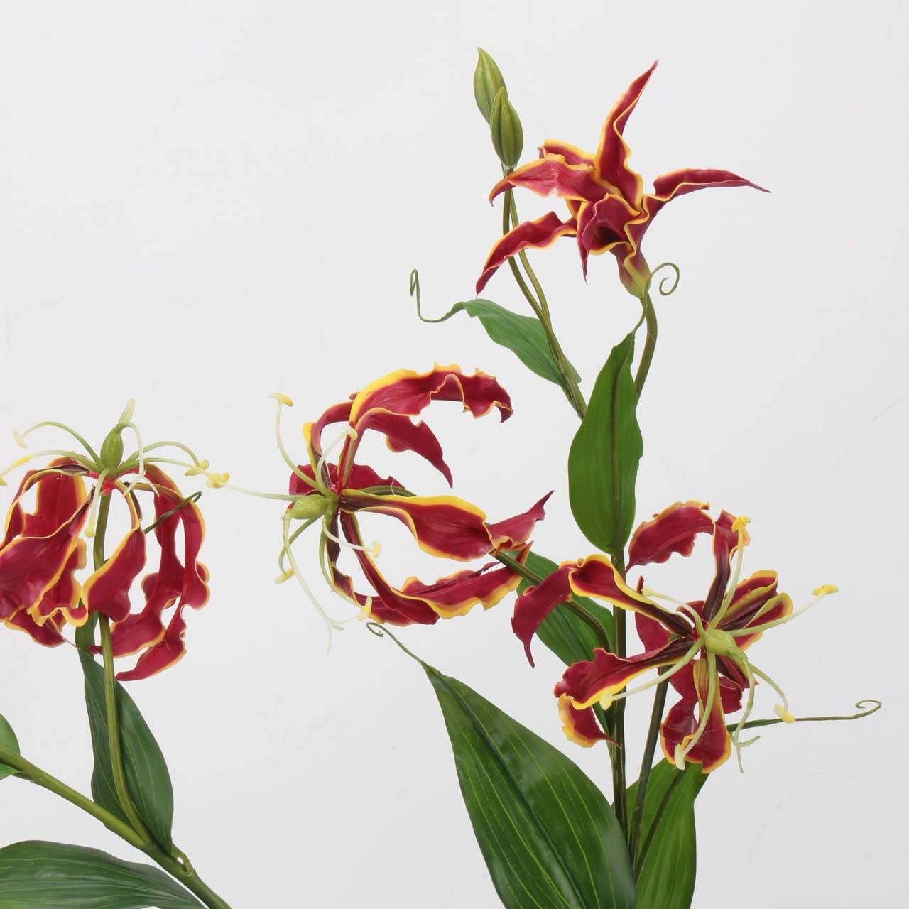 仿真軟膠火焰百合