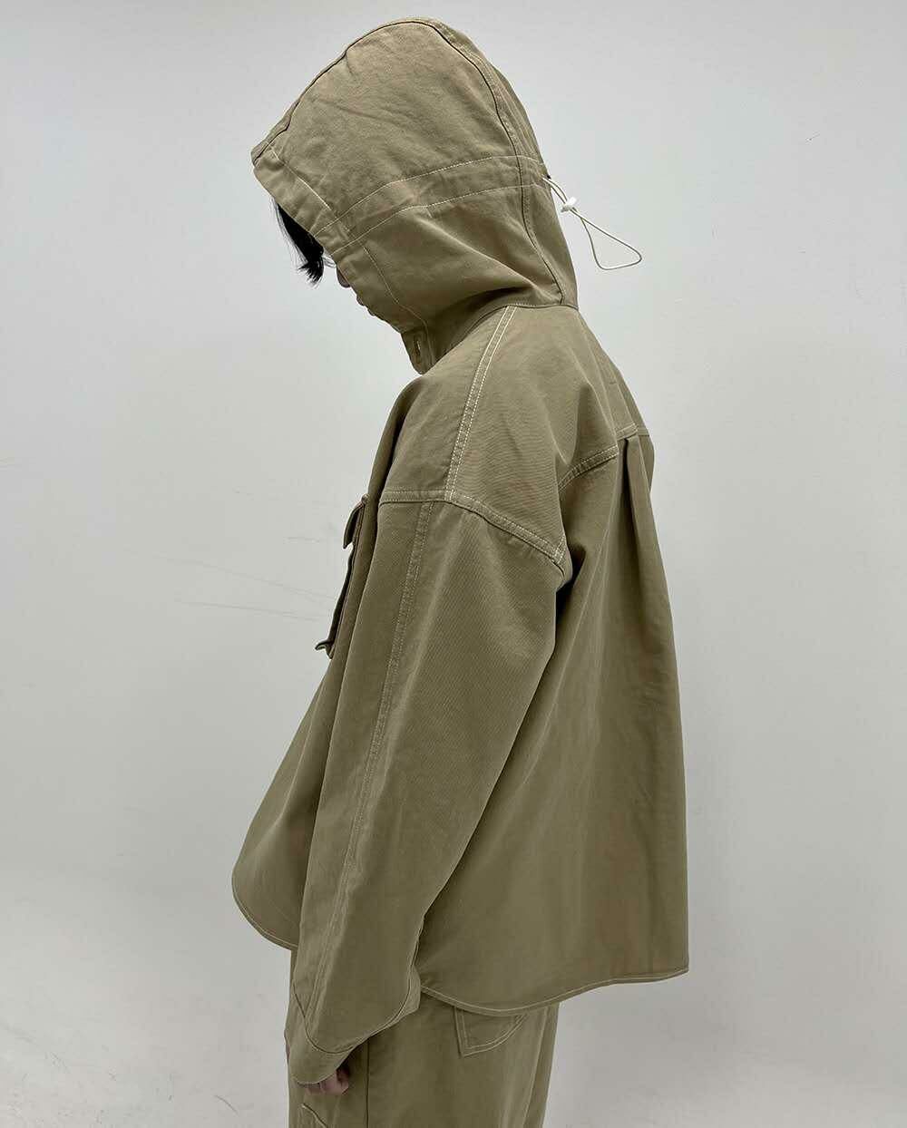 淨色連帽長袖恤衫 TAC-0115JK