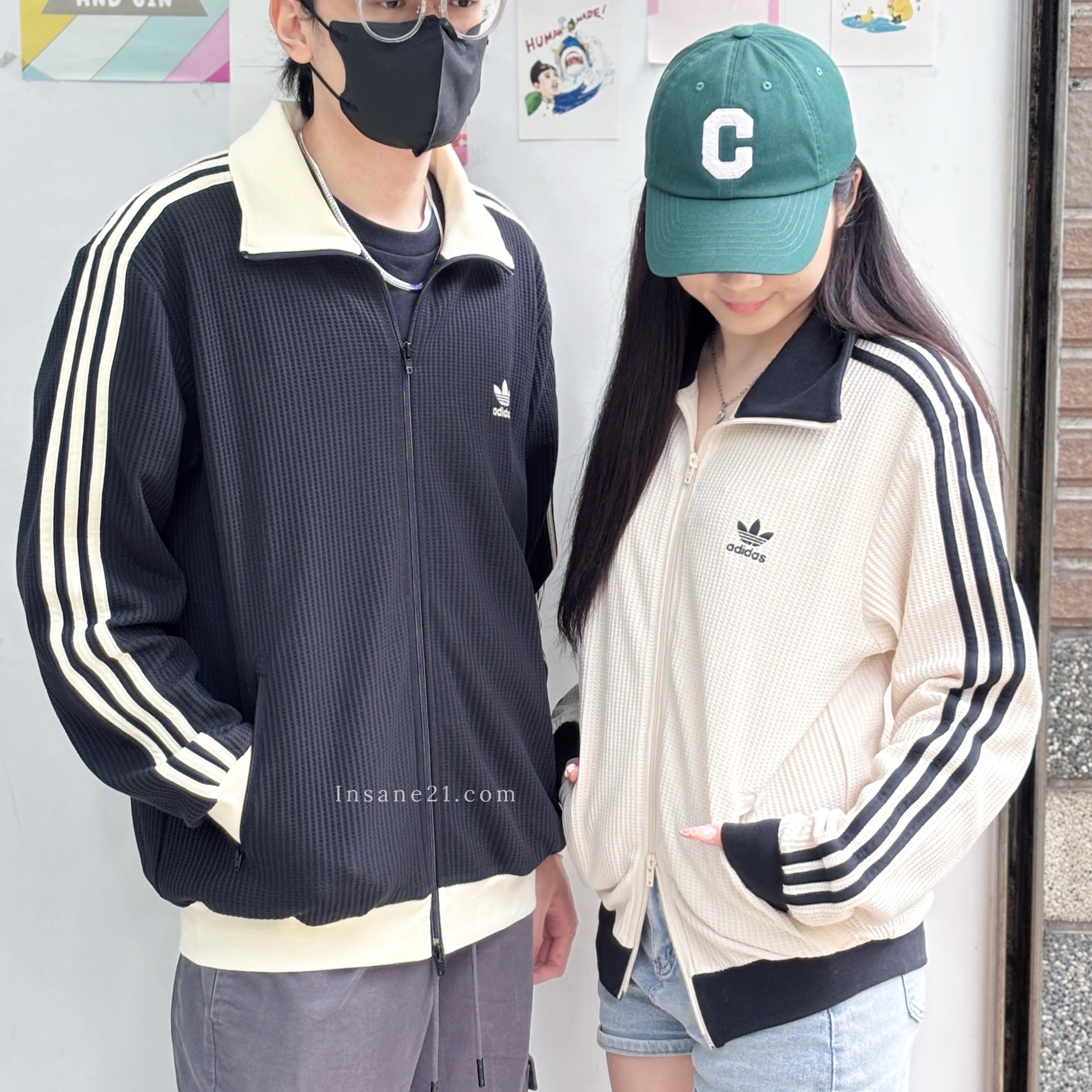 ADIDAS WAFFLE BBTT 立領 華夫格 立領運動外套 休閒 JW0109/JW0110