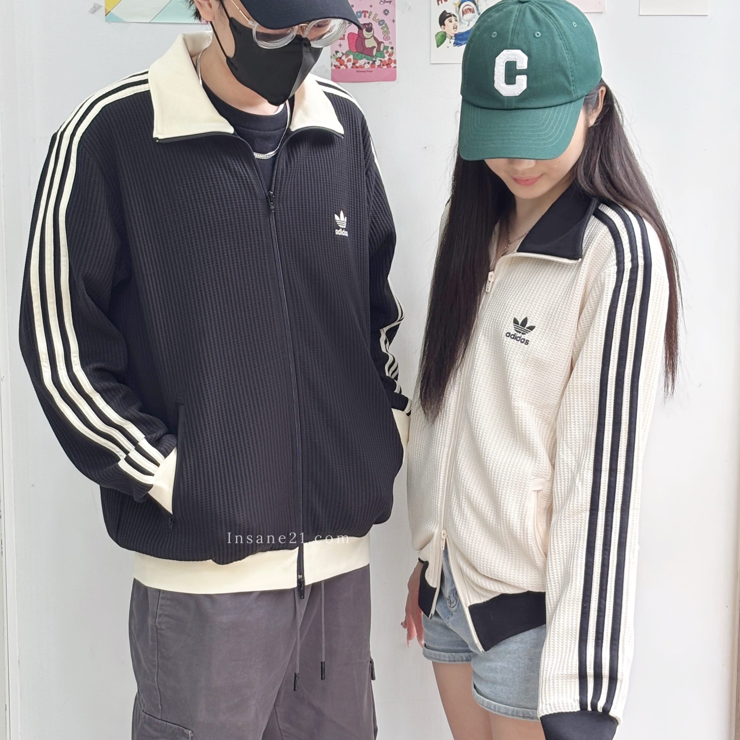 ADIDAS WAFFLE BBTT 立領 華夫格 立領運動外套 休閒 JW0109/JW0110