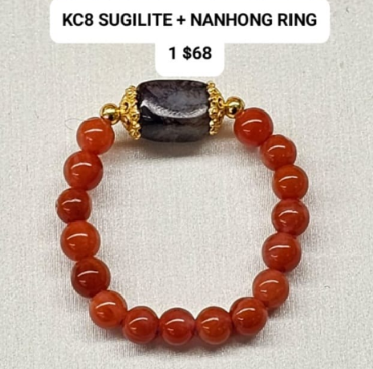 1 KC8 SUGILITE + NANHONG RING
