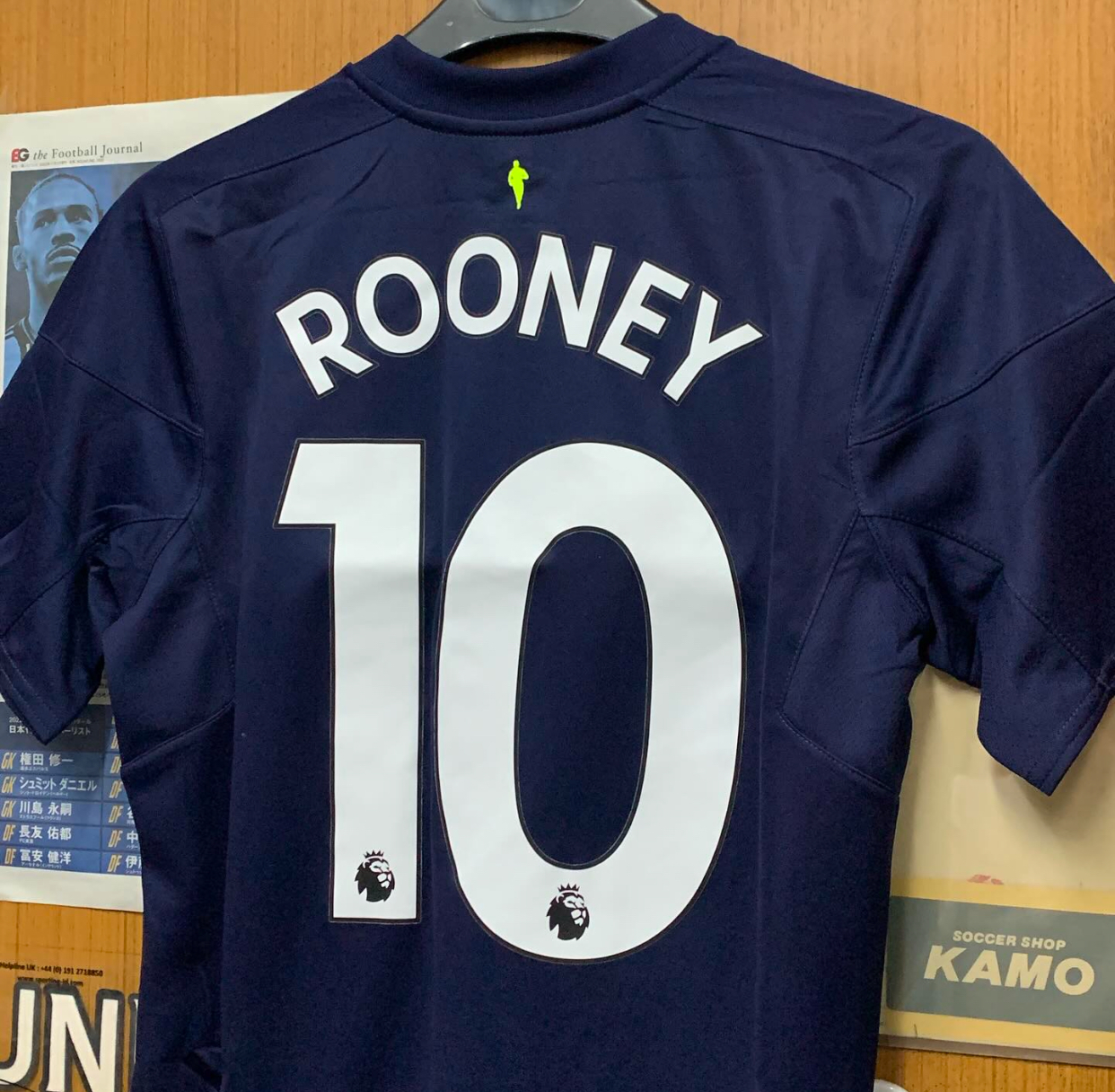 2017 Everton Third Away Shirt with 10 ROONEY