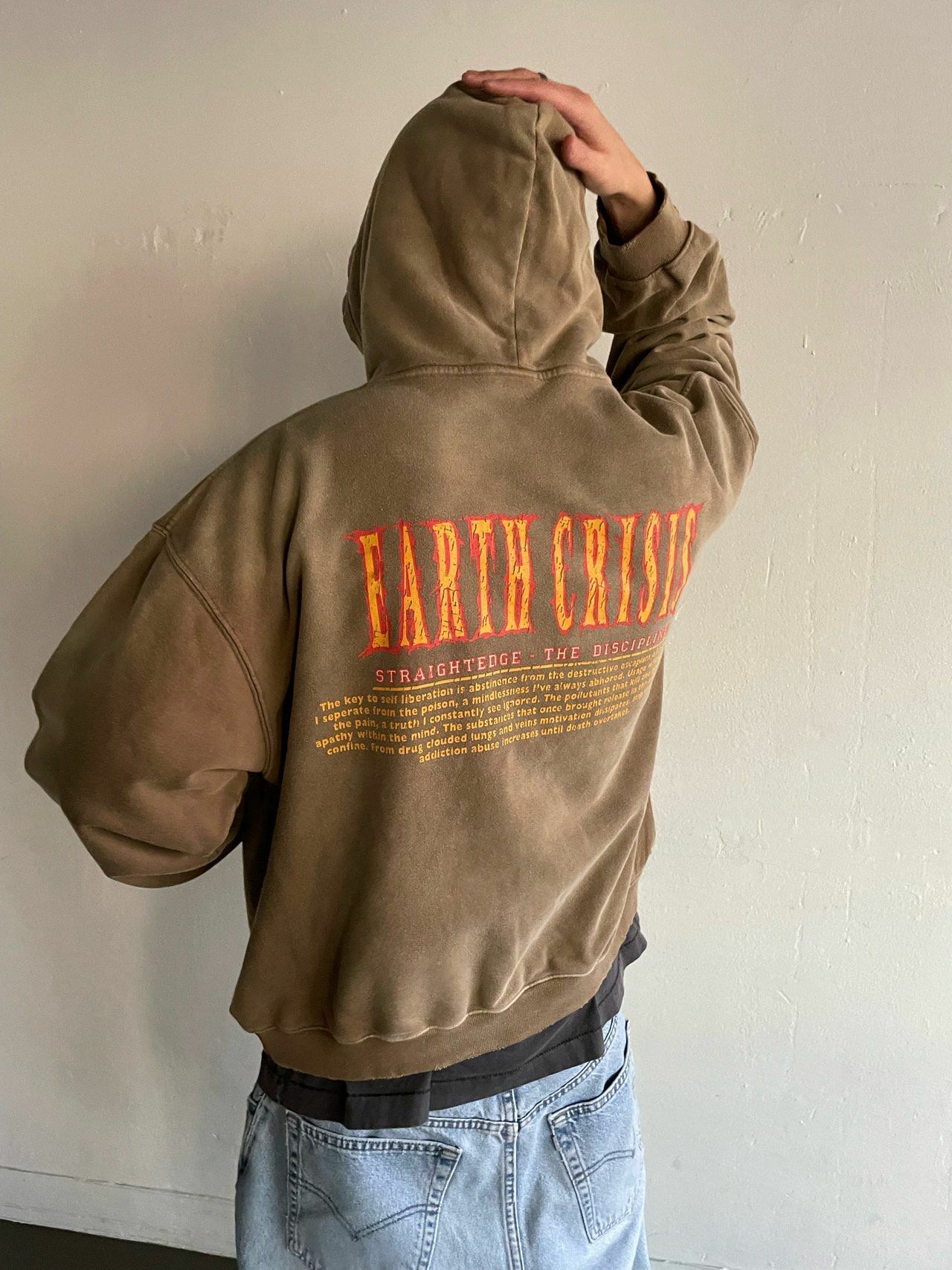 洗水英文字連帽衛衣 ARCHIVE-306T