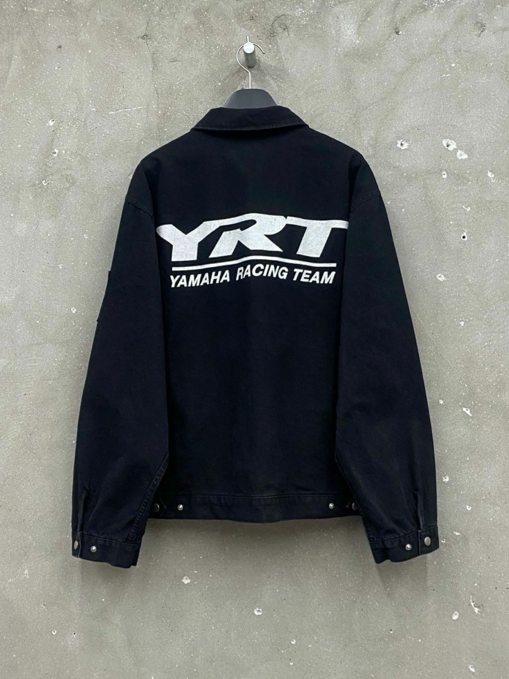 洗水英文字拉鍊外套 ARCHIVE-309JK