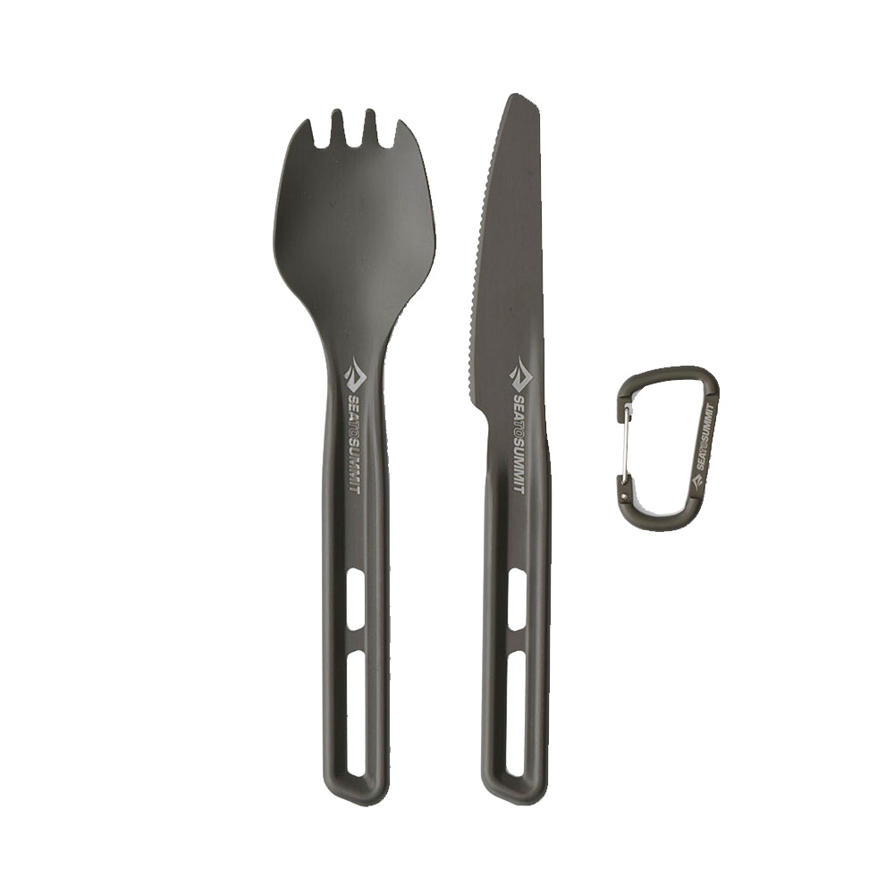 【Sea to Summit】 Frontier 輕鋁餐具2件組-刀/湯叉 / STSACK034021