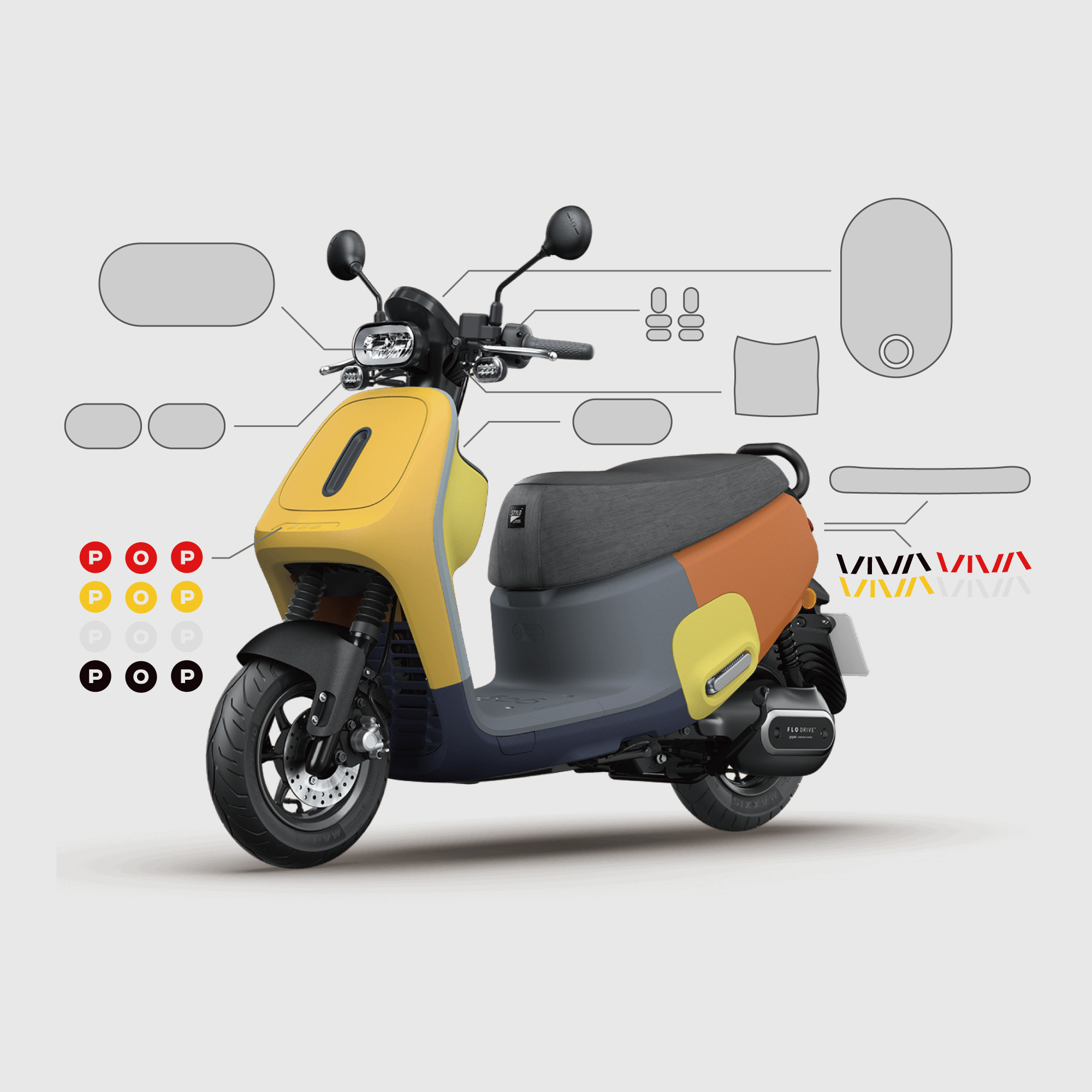 Gogoro VIVA MIX｜3M頂級犀牛皮保護膜