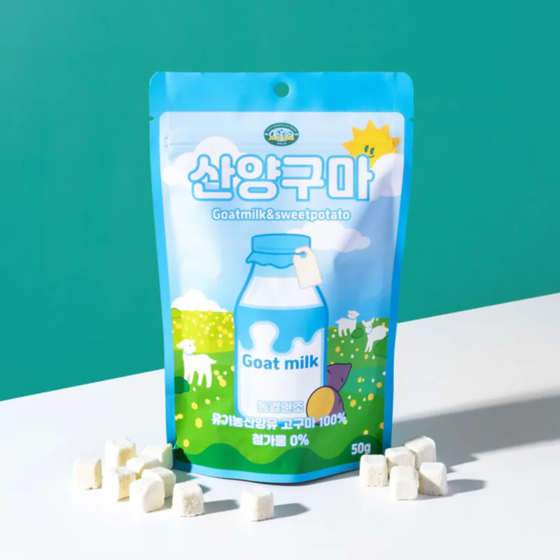 韓國 JeJu Kang -有機山羊奶&甘薯鮮奶金磚凍乾酥