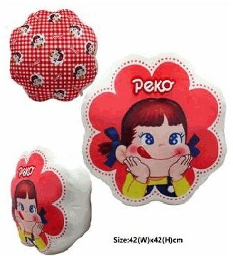 Peko 牛奶妹 花花款D-Cut Cushion