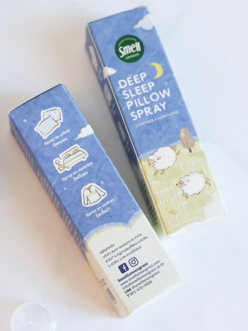 【 泰國連線 】SMELL LEMONGRASS PILLOW SPRAY 深度睡眠枕頭噴霧 20ML