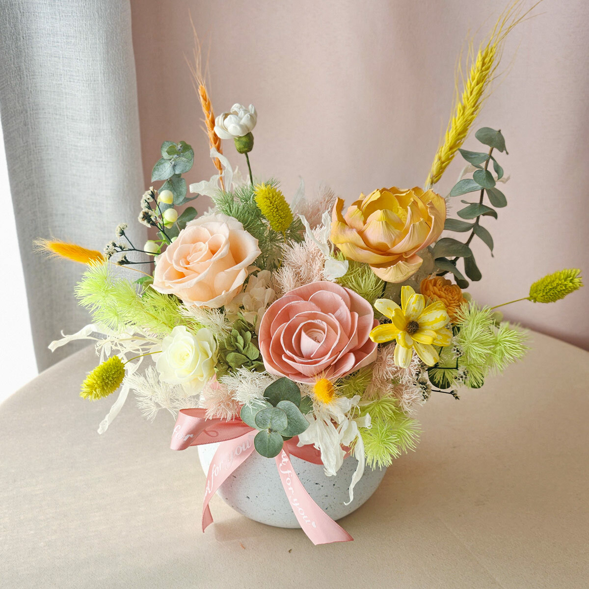 T50｜繽紛色系桌花