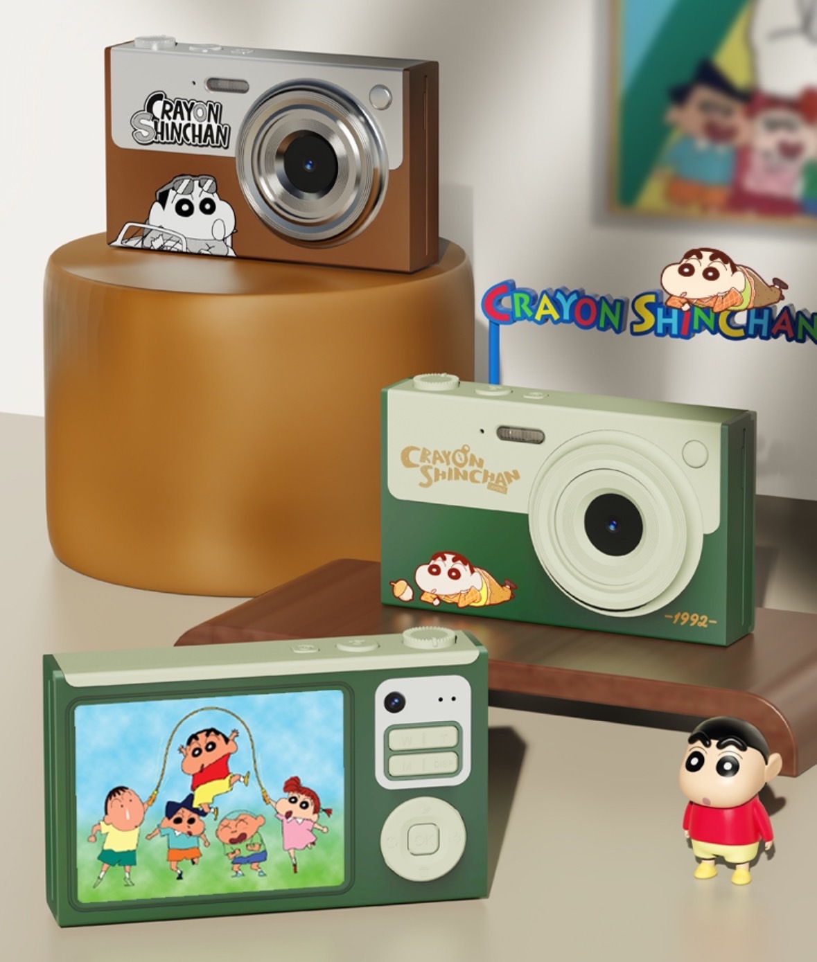 iSNEAKERS | 蠟筆小新 高清數位相機 CCD 9600萬像素 有前鏡頭 兩色