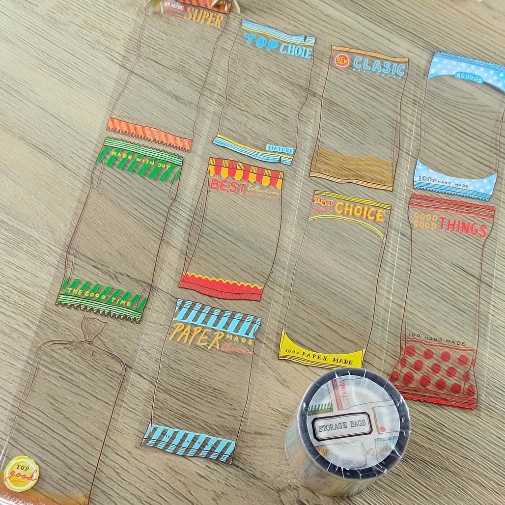 喵吉星．Storage Bags 收藏袋 5cm亮面PET膠帶 <整捲/分裝>