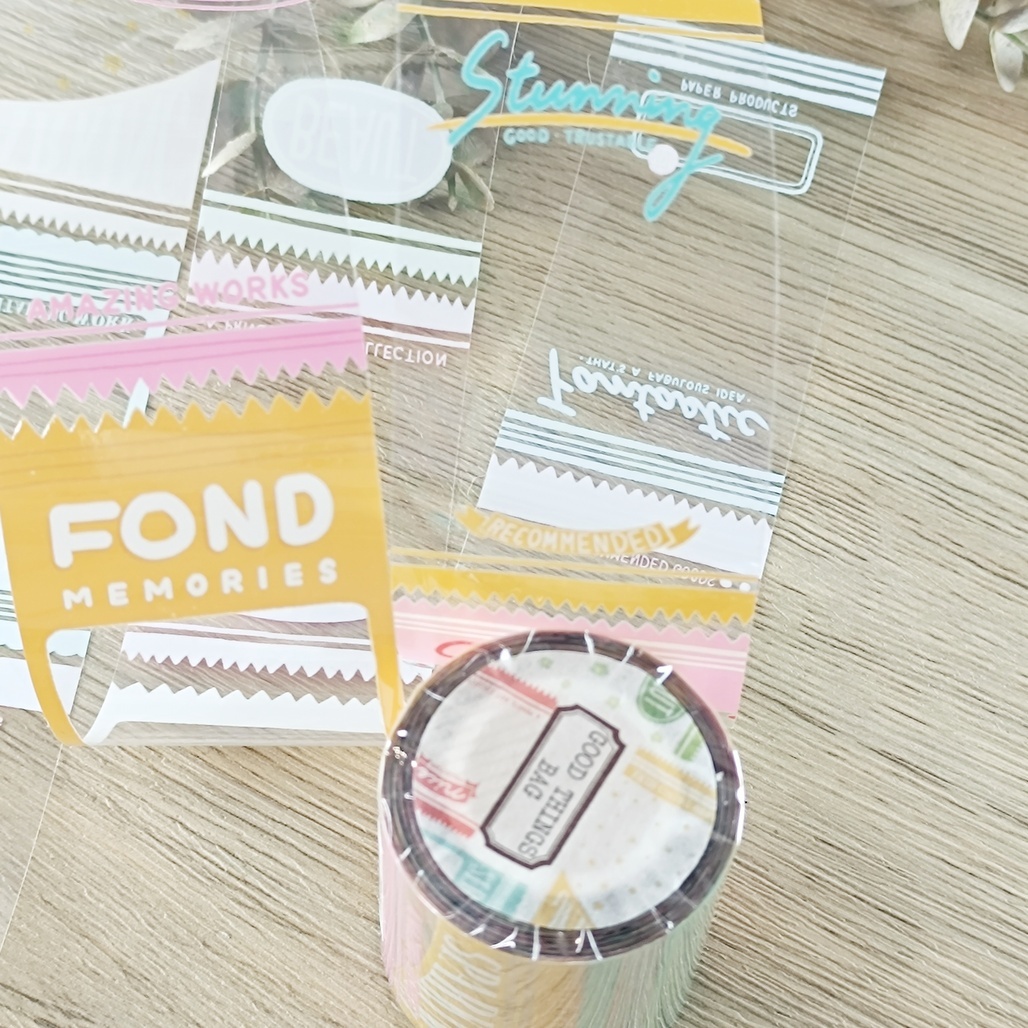 喵吉星．Good Things Bag 美好包裝袋 5cm亮面PET膠帶 <整捲/分裝>