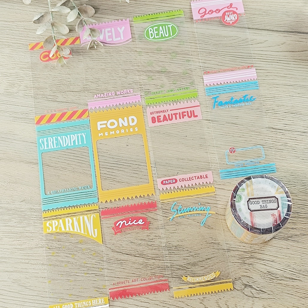 喵吉星．Good Things Bag 美好包裝袋 5cm亮面PET膠帶 <整捲/分裝>