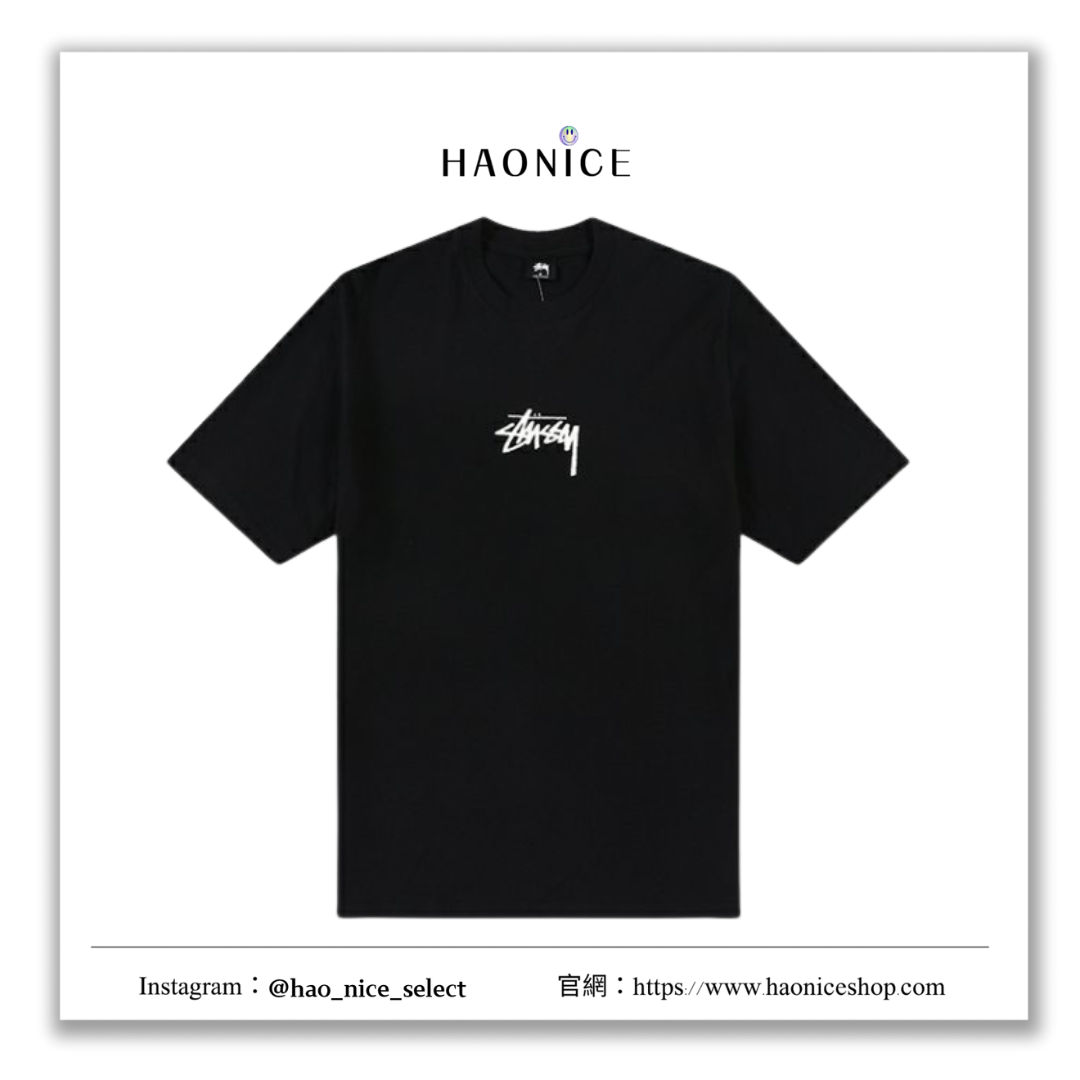 【HAO NICE 】美國🇺🇸街頭潮流 STUSSY BASIC LOGO TEE基礎款  經典小LOGO 素色百搭款🔥