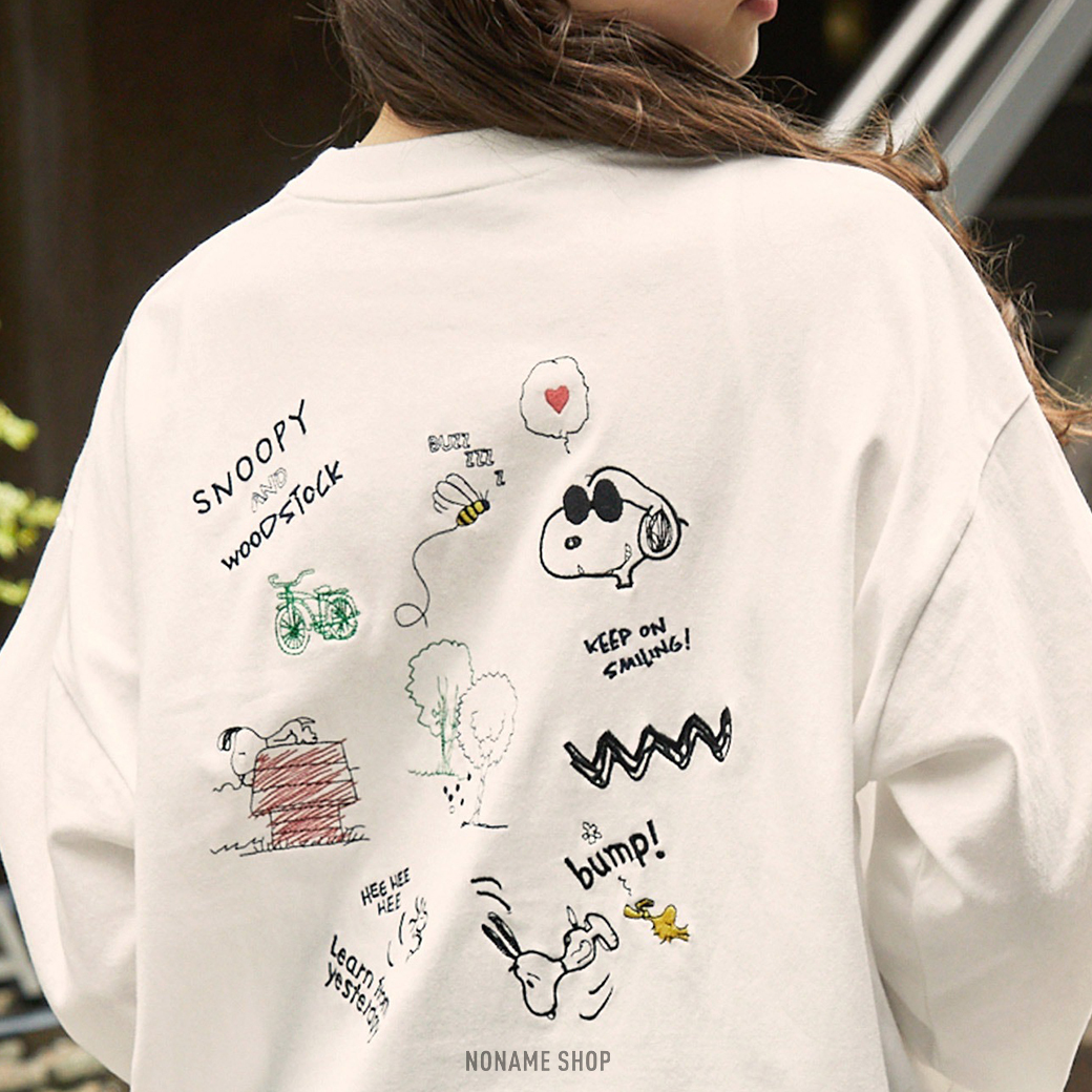 MONO-MART X SNOOPY 聯名 史努比 印花 長袖 九款 (男款)