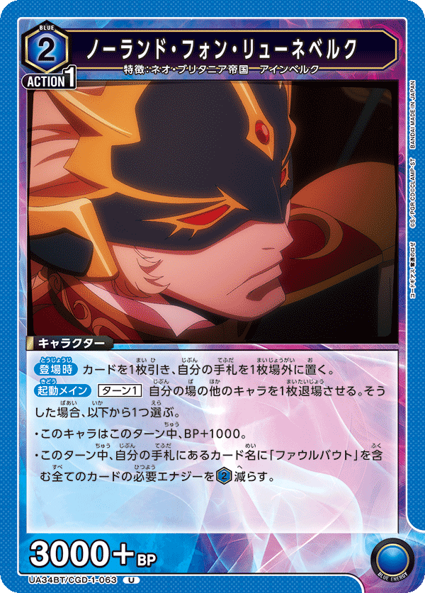 UA34BT/CGD-1-063 ノーランド・フォン・リューネベルク