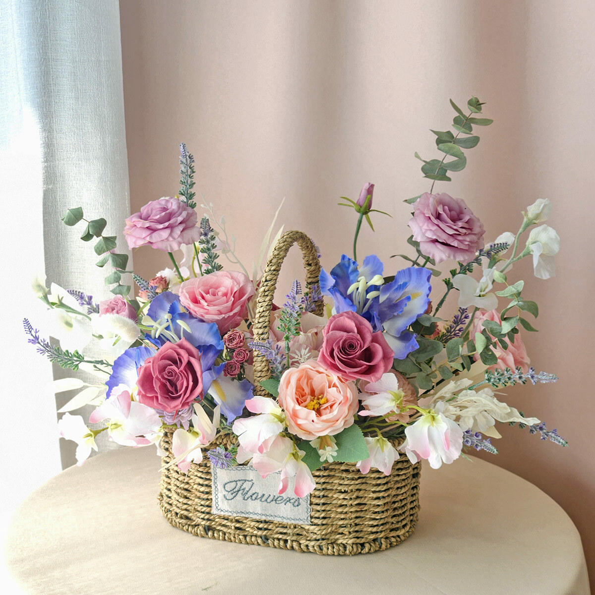 T25｜籐籃桌花