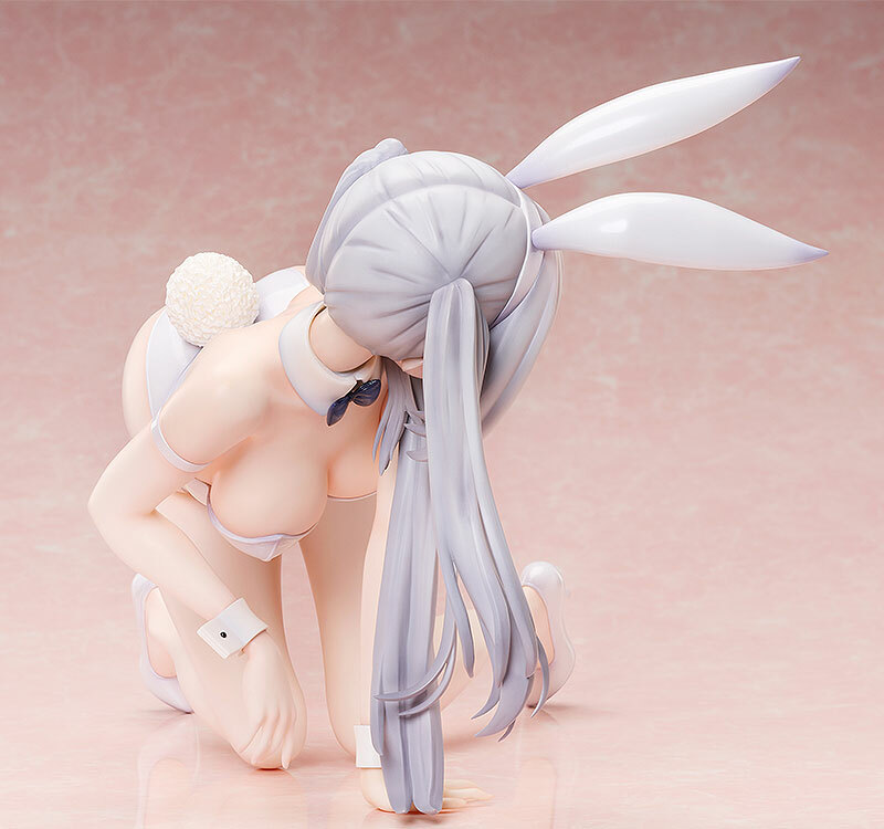 FREEing  約會大作戰DATE A BULLET 赤黑新章  白女王 裸腿兔女郎Ver. Date A Bullet White Queen: Bare Leg Bunny Ver. 1/4 Complete Figure