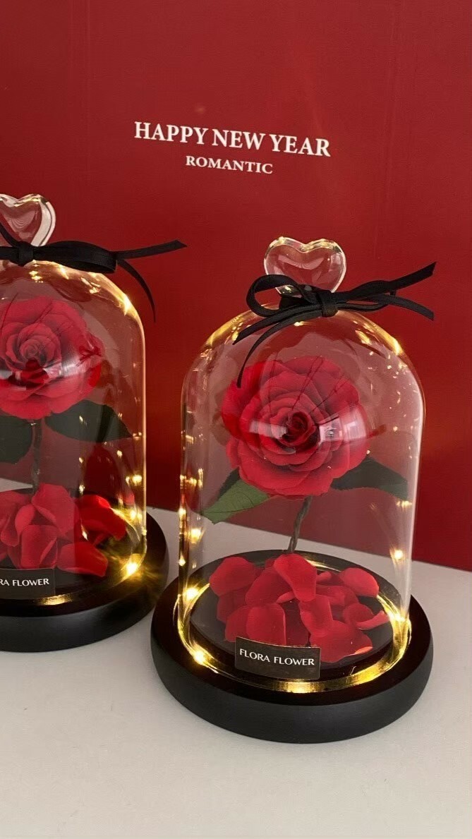 小王子永生玫瑰 -深紅