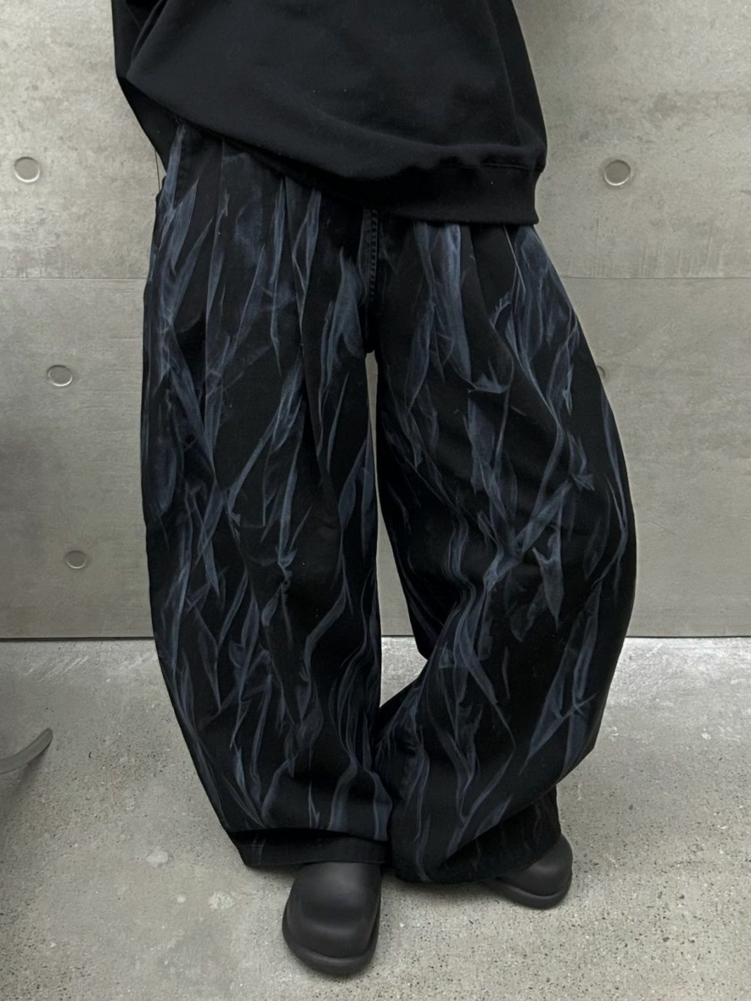 仿污鬆身褲 Hestory-056P