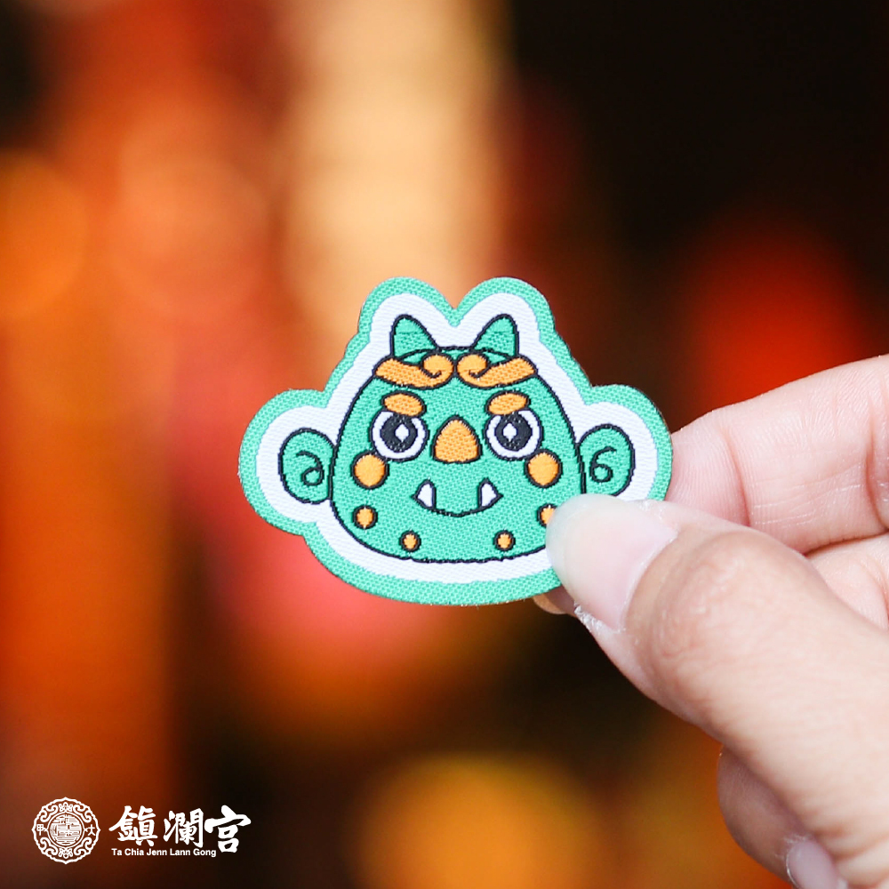 徽章刺繡熨燙貼布-Q版千里眼【鎮瀾宮】