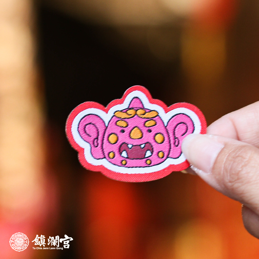 徽章刺繡熨燙貼布-Q版順風耳【鎮瀾宮】