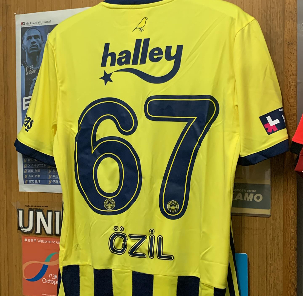 2020 Fenerbahce Home Shirt with 67 OZIL