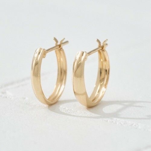 【me.luxe】K10簡單圓環耳環13mm